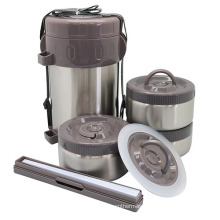 Stainless Steel Vacuum Food Jug with Chopsticks 2L